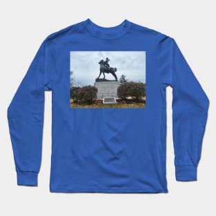 John Stark Equestrian Statue Long Sleeve T-Shirt